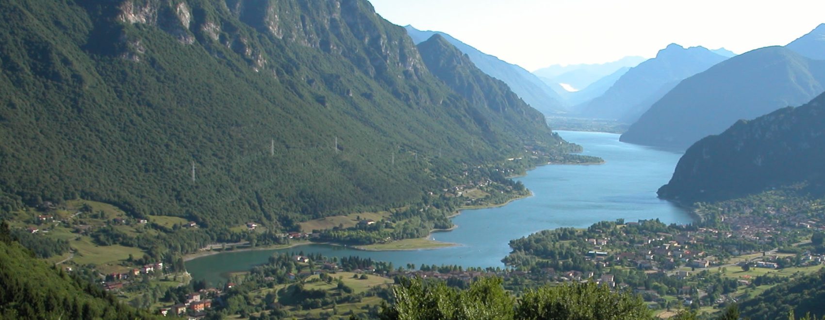 Panoramica del lago d'Idro