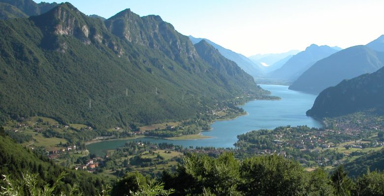 Panoramica del lago d'Idro