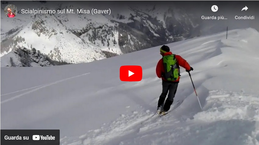 Scialpinismo sul Monte Misa