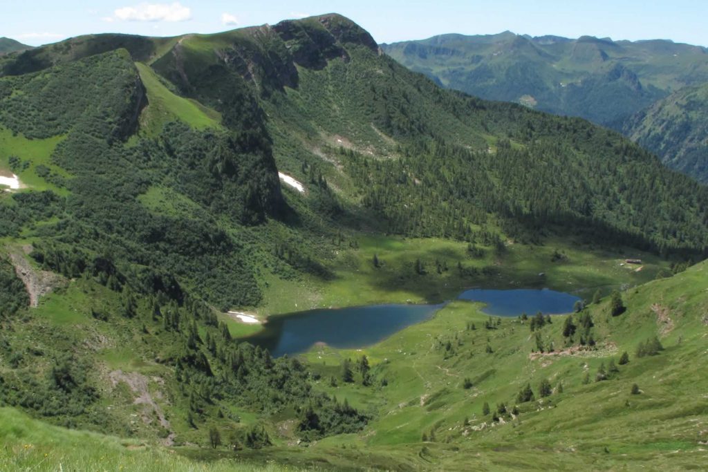 lI laghi visti dal passo di Brealone