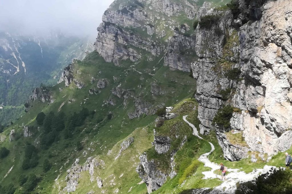 Diagonale sotto le cime di Paio