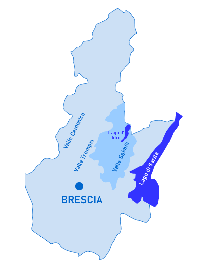 Inquadramento della V. S. nella Provincia di Brescia