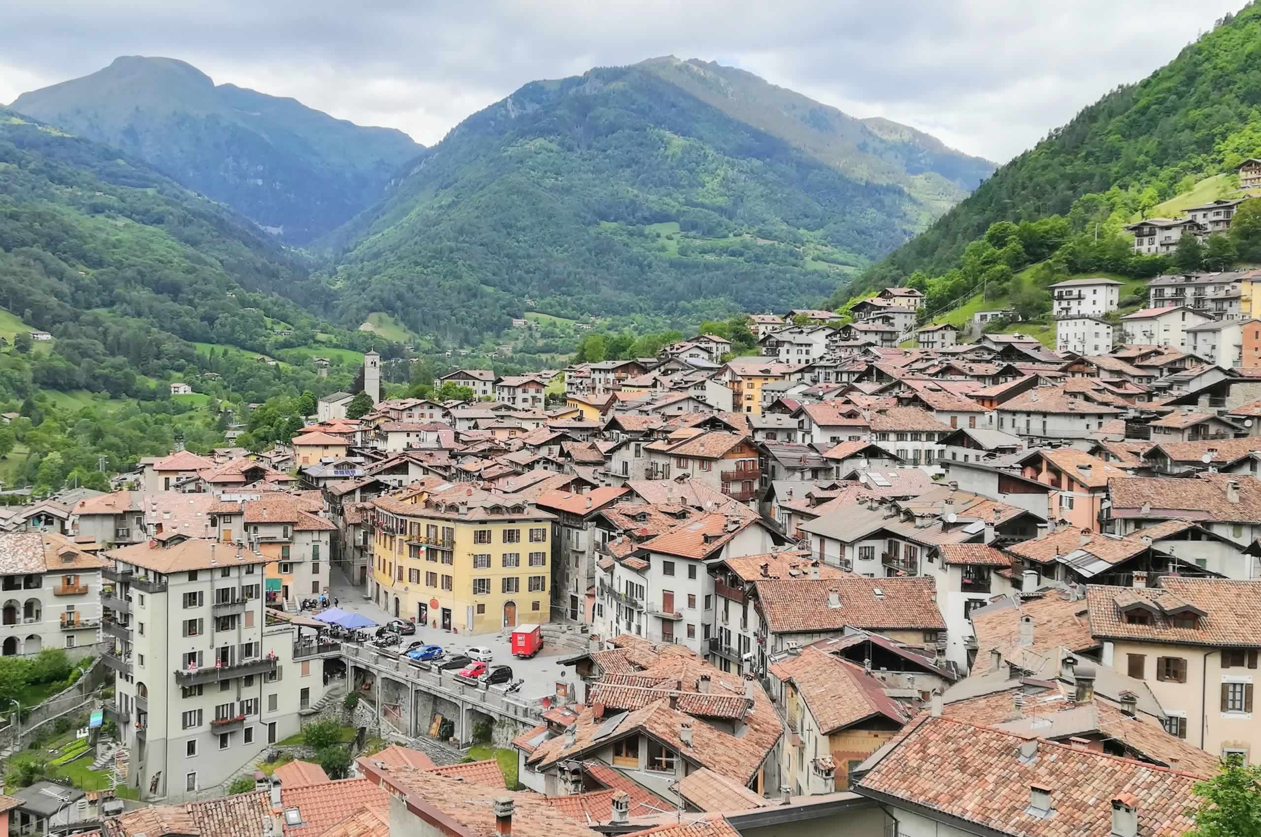 veduta sul borgo di Bagolino