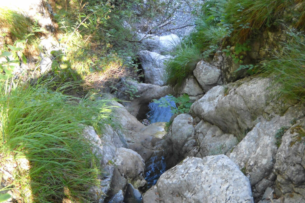 Gola scavata dall'acqua