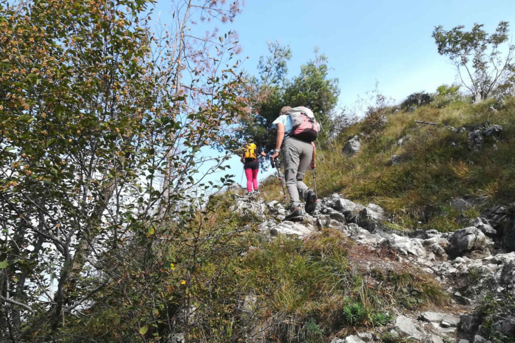 Salita terminale alla cima Perlè