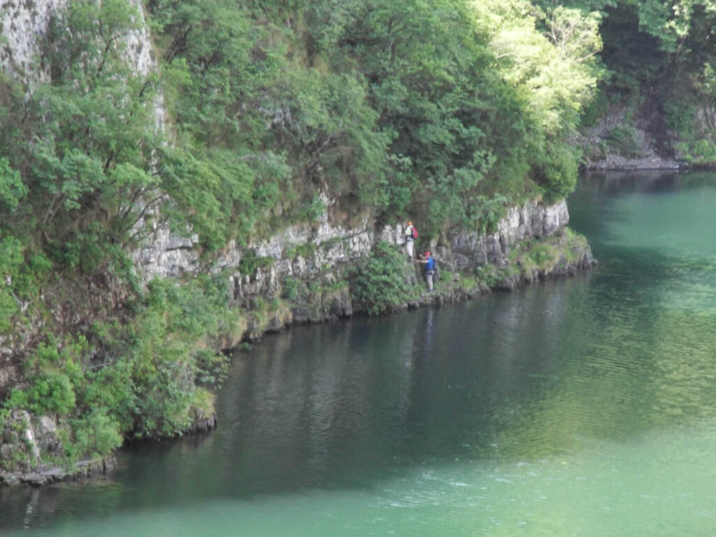 La ferrata dal lago