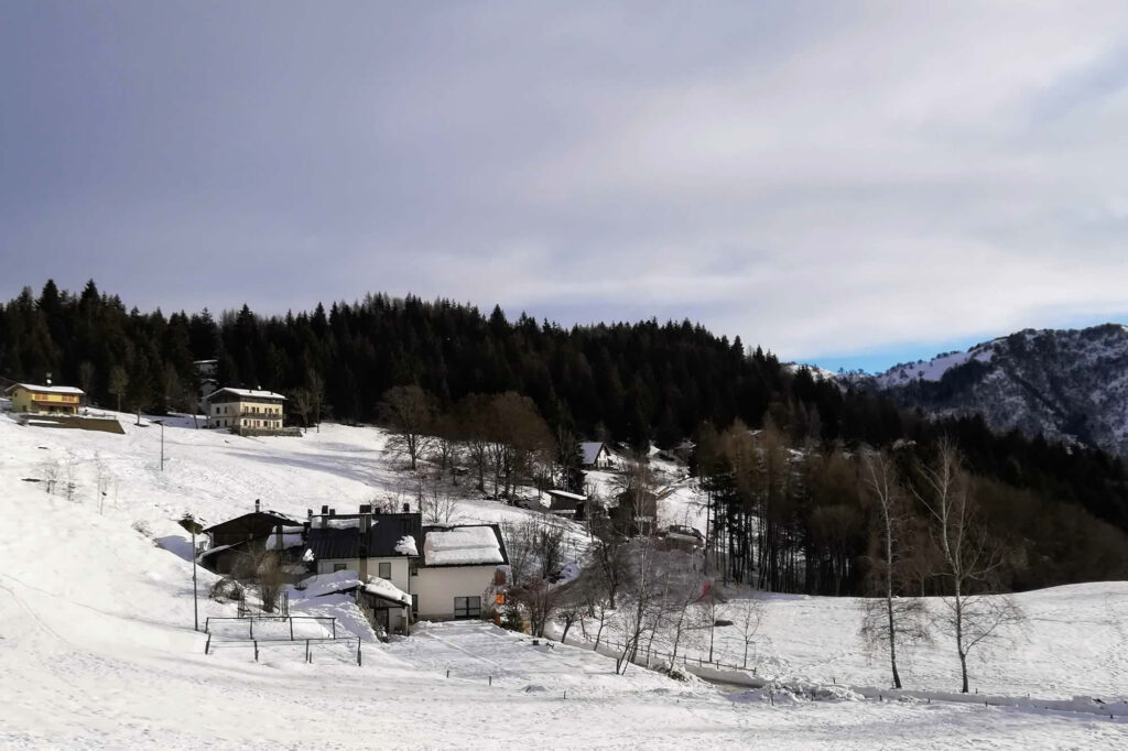 Prati innevati in loc. passo della Fobbia