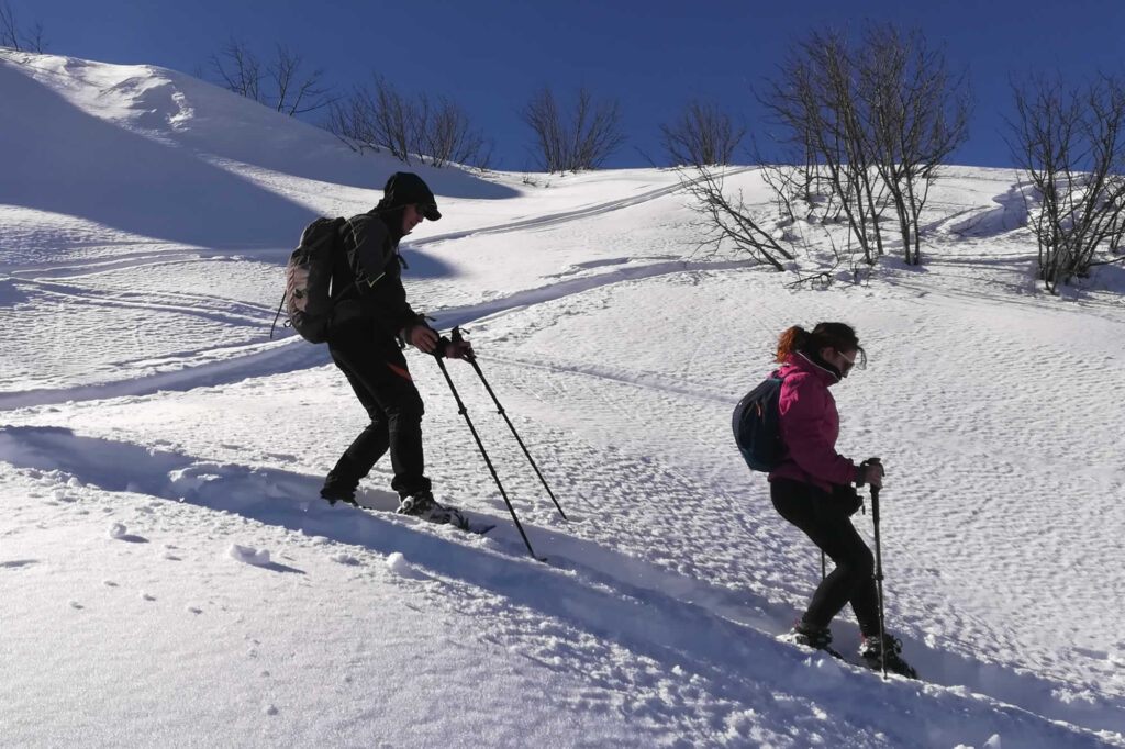 dalla dorsale verso le piste