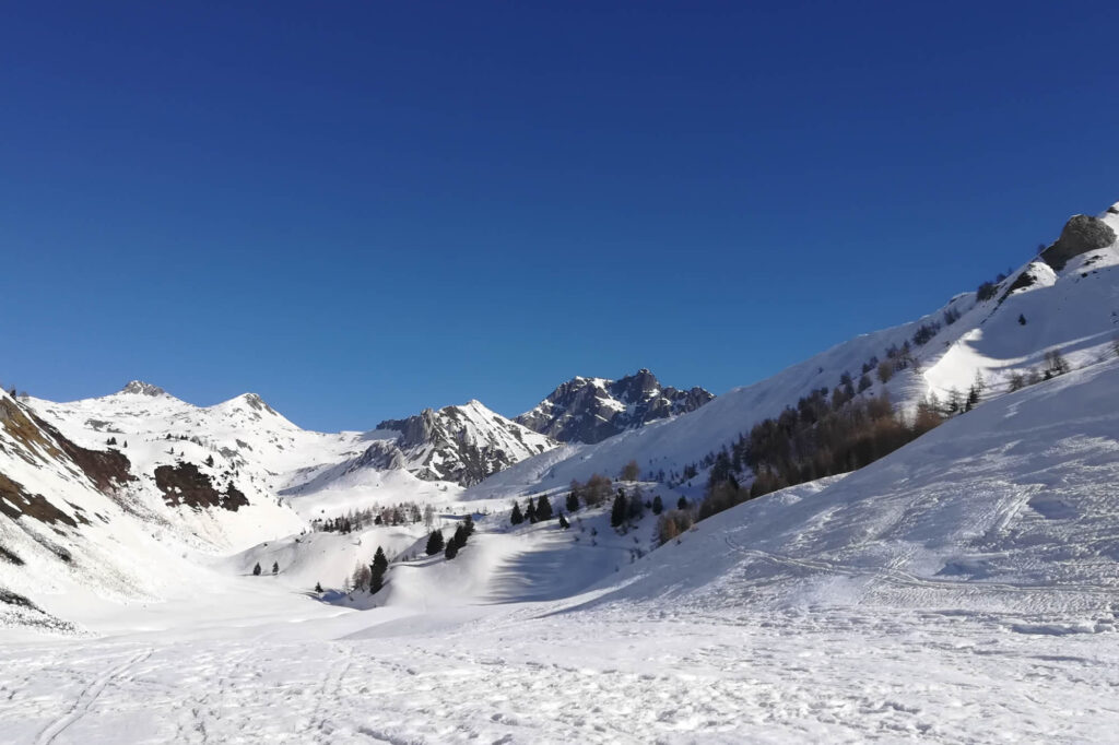 La valle di Cadino vista dalle malghe