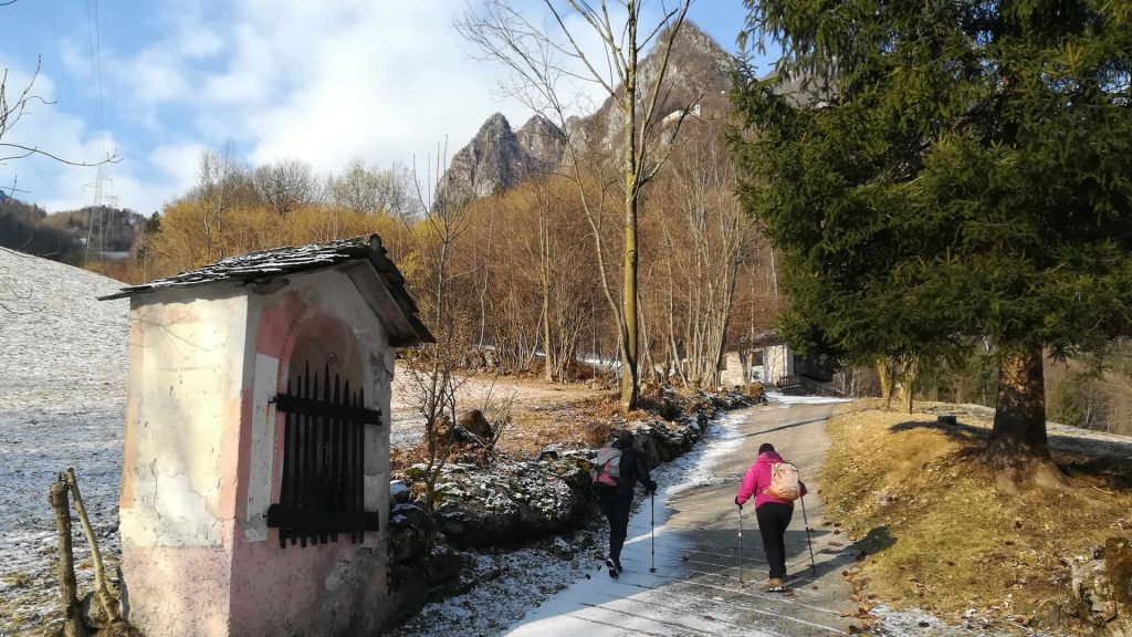 Inizio salita per la valle della Berga