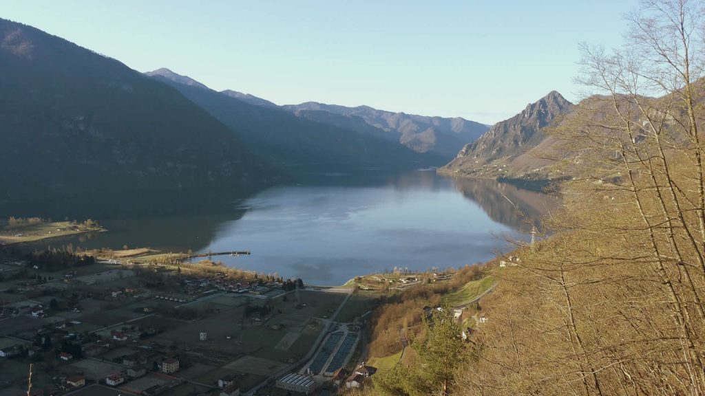 Panoramica sul lago d'Idro