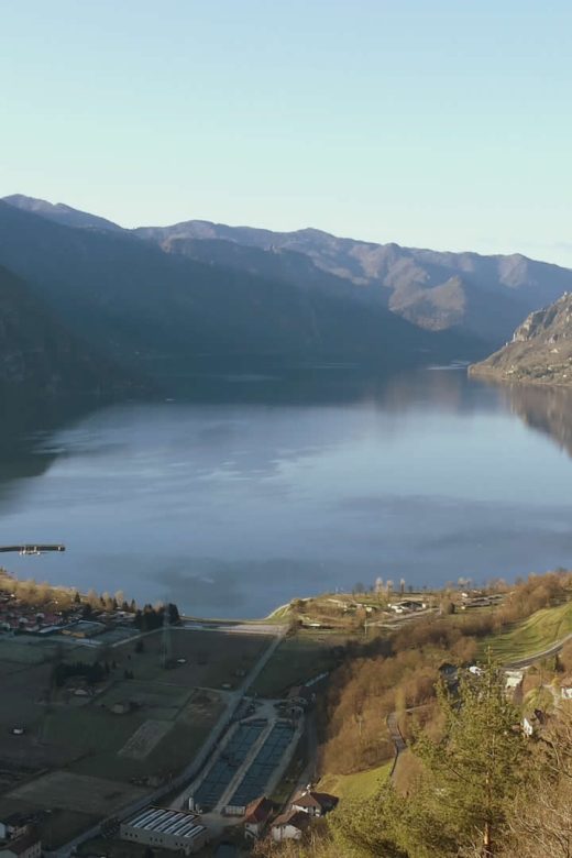 Panoramica sul lago d'Idro