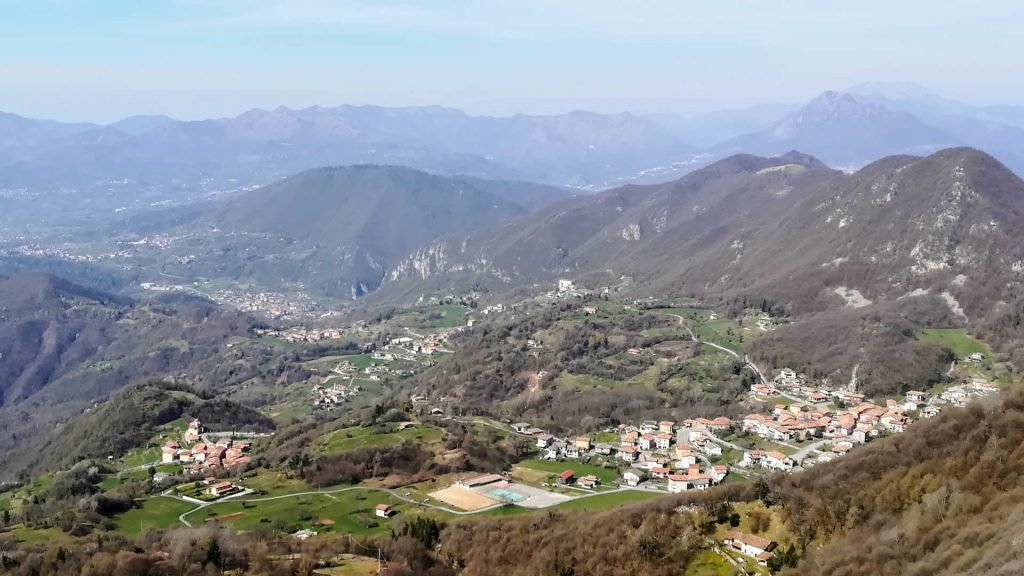 Panoramica sulle frazioni di Provaglio Valsabbia