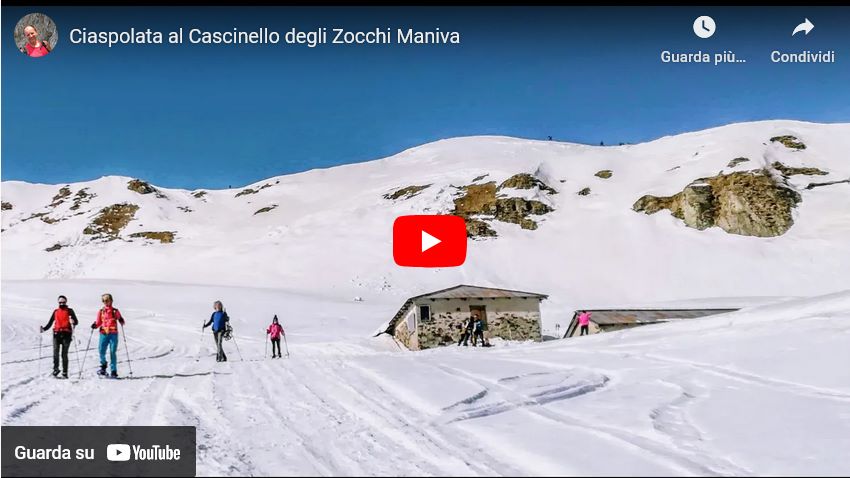 Escursione con ciaspole al Cascinello degli Zocchi (Maniva)